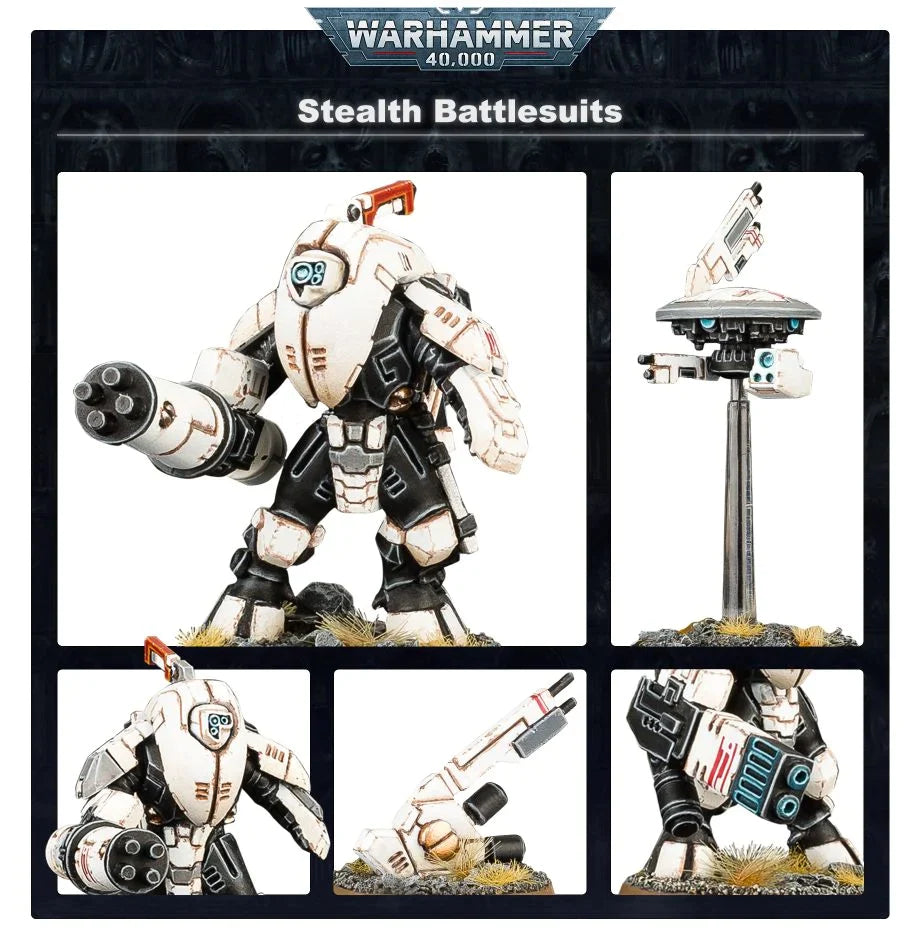Warhammer 40,000 T'au Empire: Stealth Battlesuits