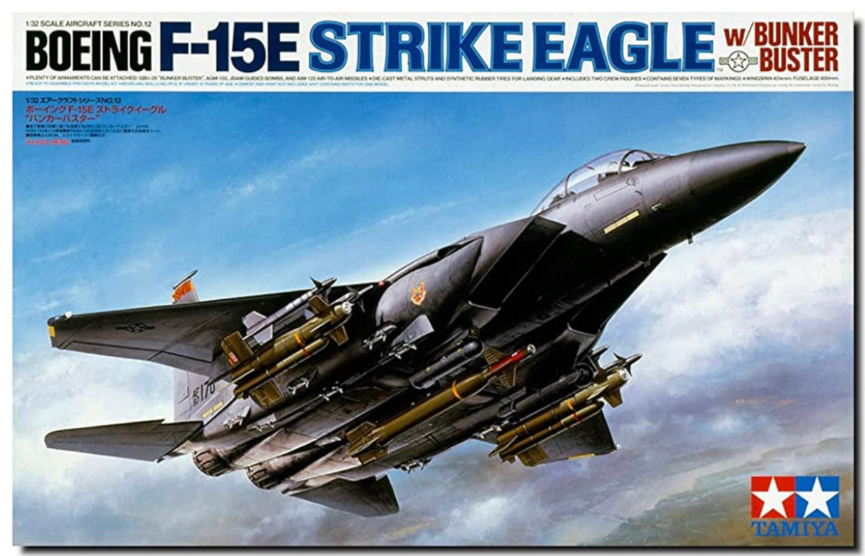 TAMIYA F-15E STRIKE EAGLE "Bunker Buster" 1:32 scale