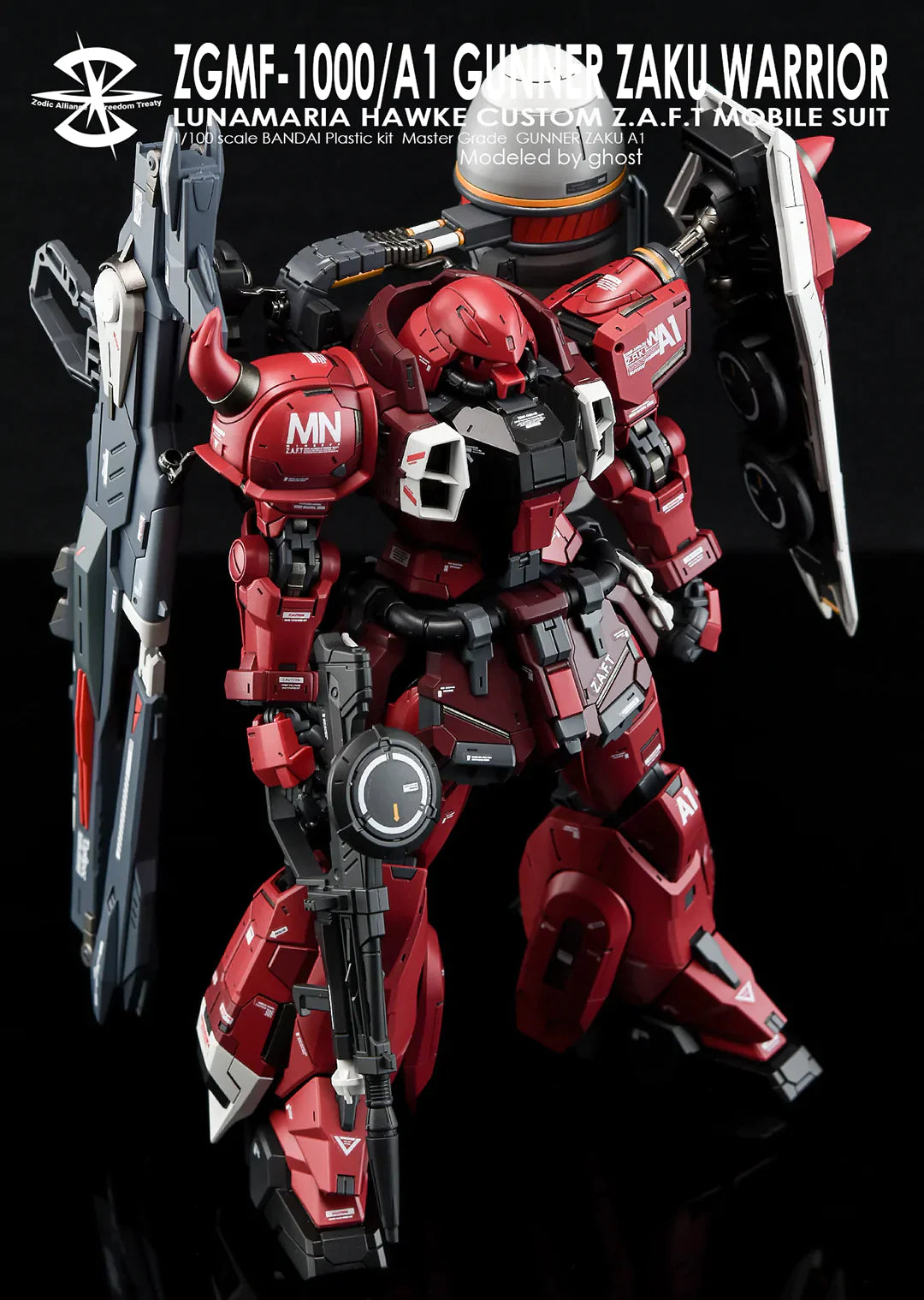 G-REWORK [MG] Gunner Zaku Warrior Lunamaria water decal
