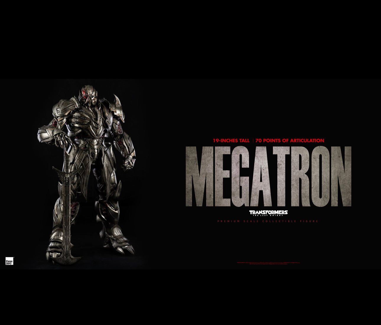 ThreeZero Transformers: The Last Knight - PREMIUM Megatron (Deluxe Edition)