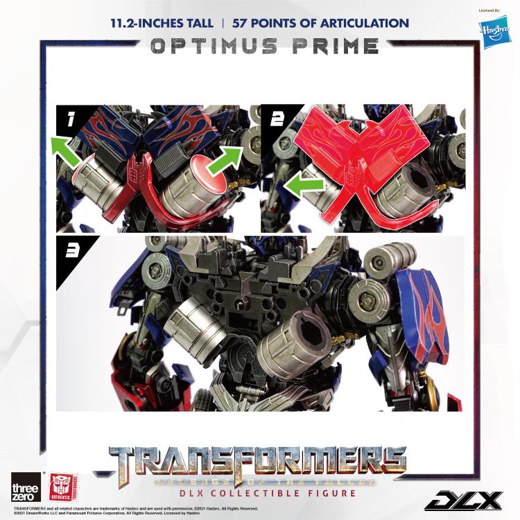 Three Zero Transformers: Revenge of the Fallen - DLX Optimus Prime