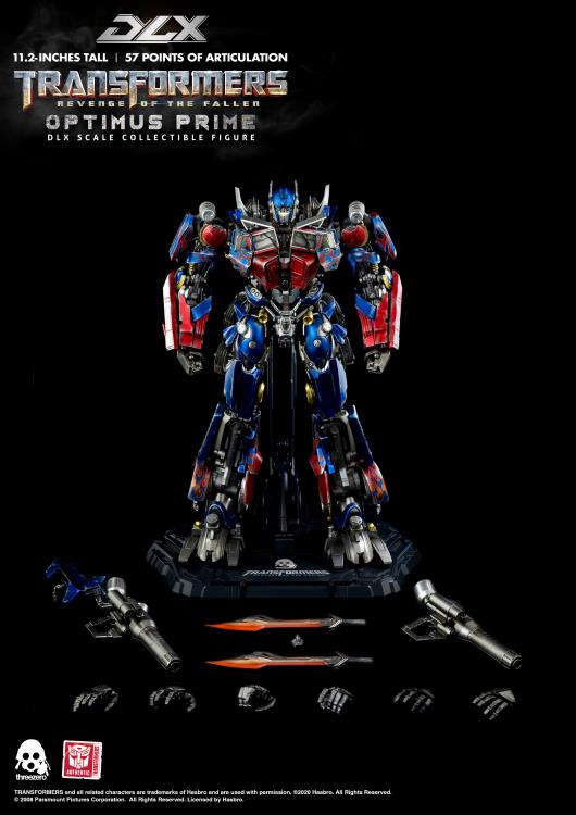 Three Zero Transformers: Revenge of the Fallen - DLX Optimus Prime