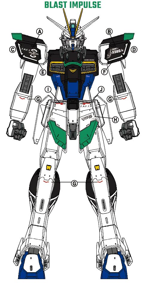 MG IMPULSE WATER DECAL (FORCE/SWORD/BLAST)