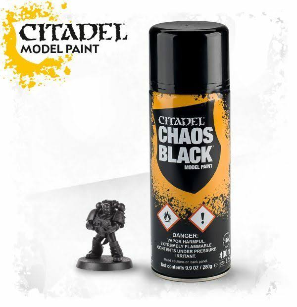 Citadel CHAOS BLACK SPRAY PAINT