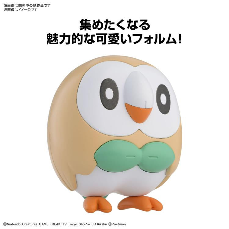 Pokemon Rowlet #10 Quick Model Kit