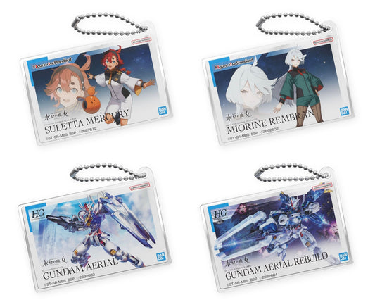 Gunpla Package Art Acrylic Ball Chain Ms Gundam Witch From Mercury