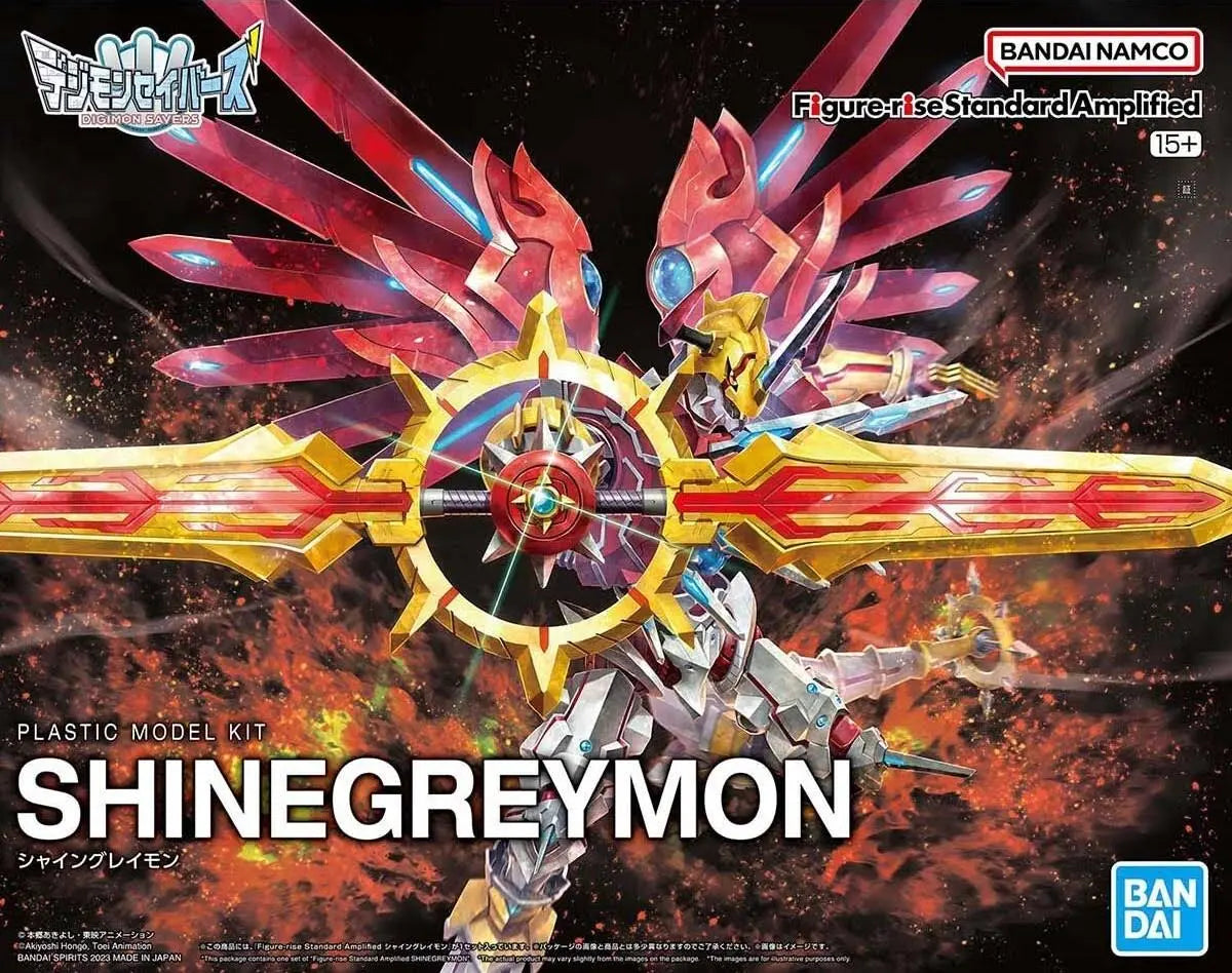 Digimon Savers Figure-rise Standard Amplified ShineGreymon Model Kit