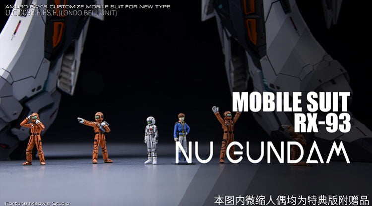 Fortune Meow’s 1/100 RX93 Nu Gundam ver.KA Resin Conversion Kit (Includes Pre-Cut Masking Tape)