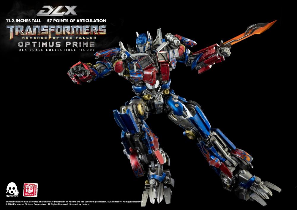 Three Zero Transformers: Revenge of the Fallen - DLX Optimus Prime