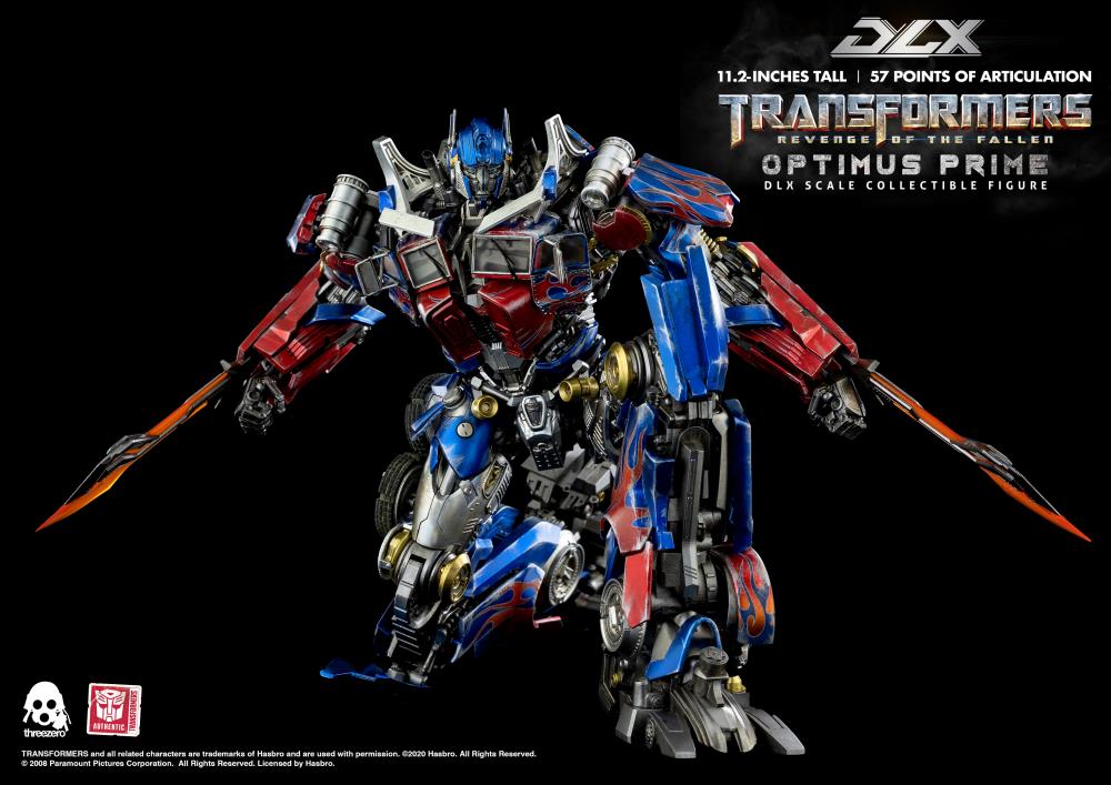 Three Zero Transformers: Revenge of the Fallen - DLX Optimus Prime