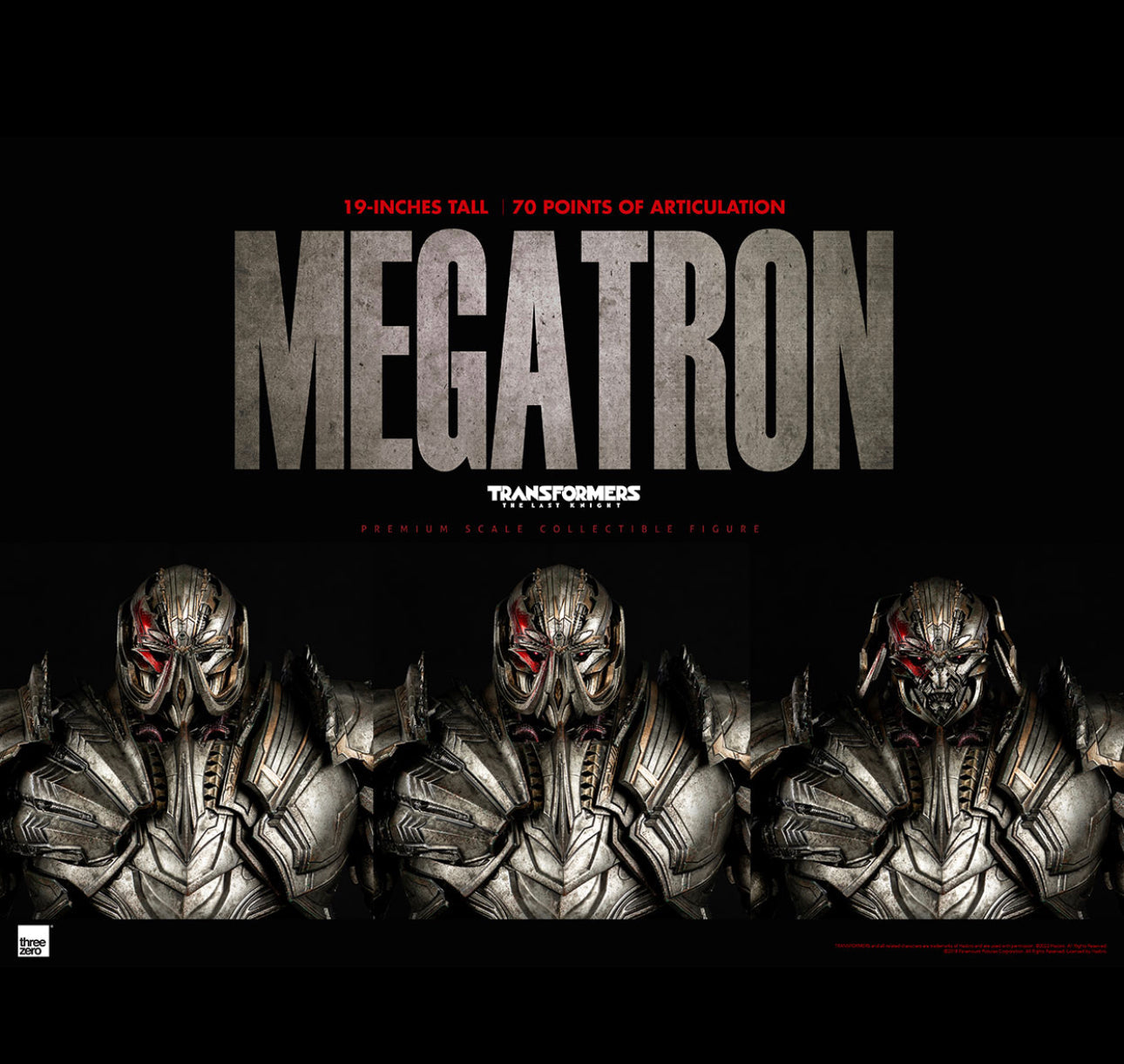 ThreeZero Transformers: The Last Knight - PREMIUM Megatron (Deluxe Edition)