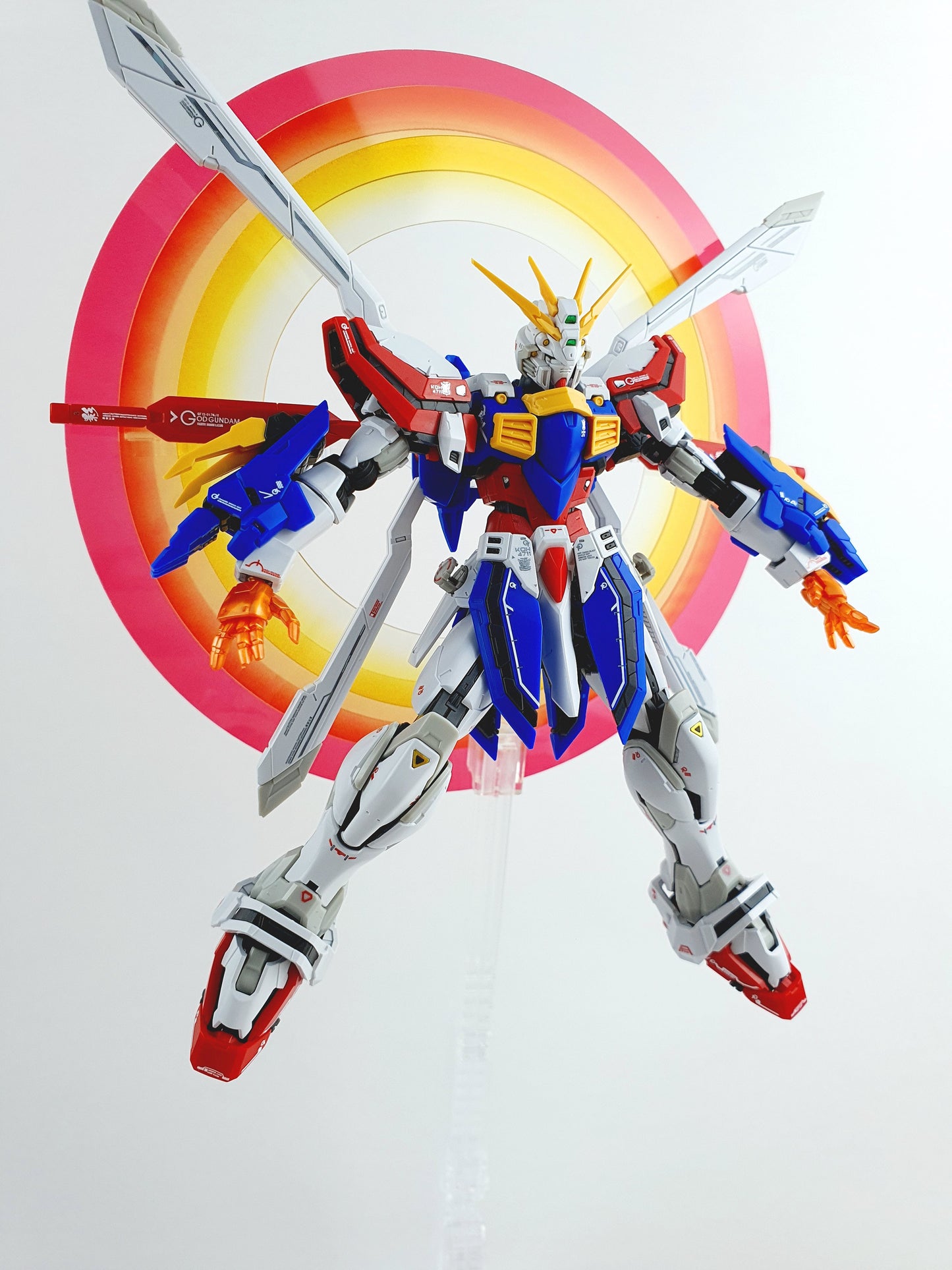 RG GOD GUNDAM (Normal/HOLO) WATER DECAL