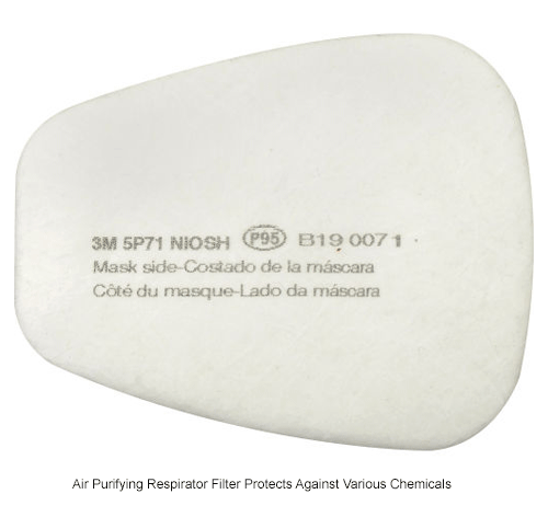 3M 6000 Series Prefilters for Respirator Cartridges (sold by each)