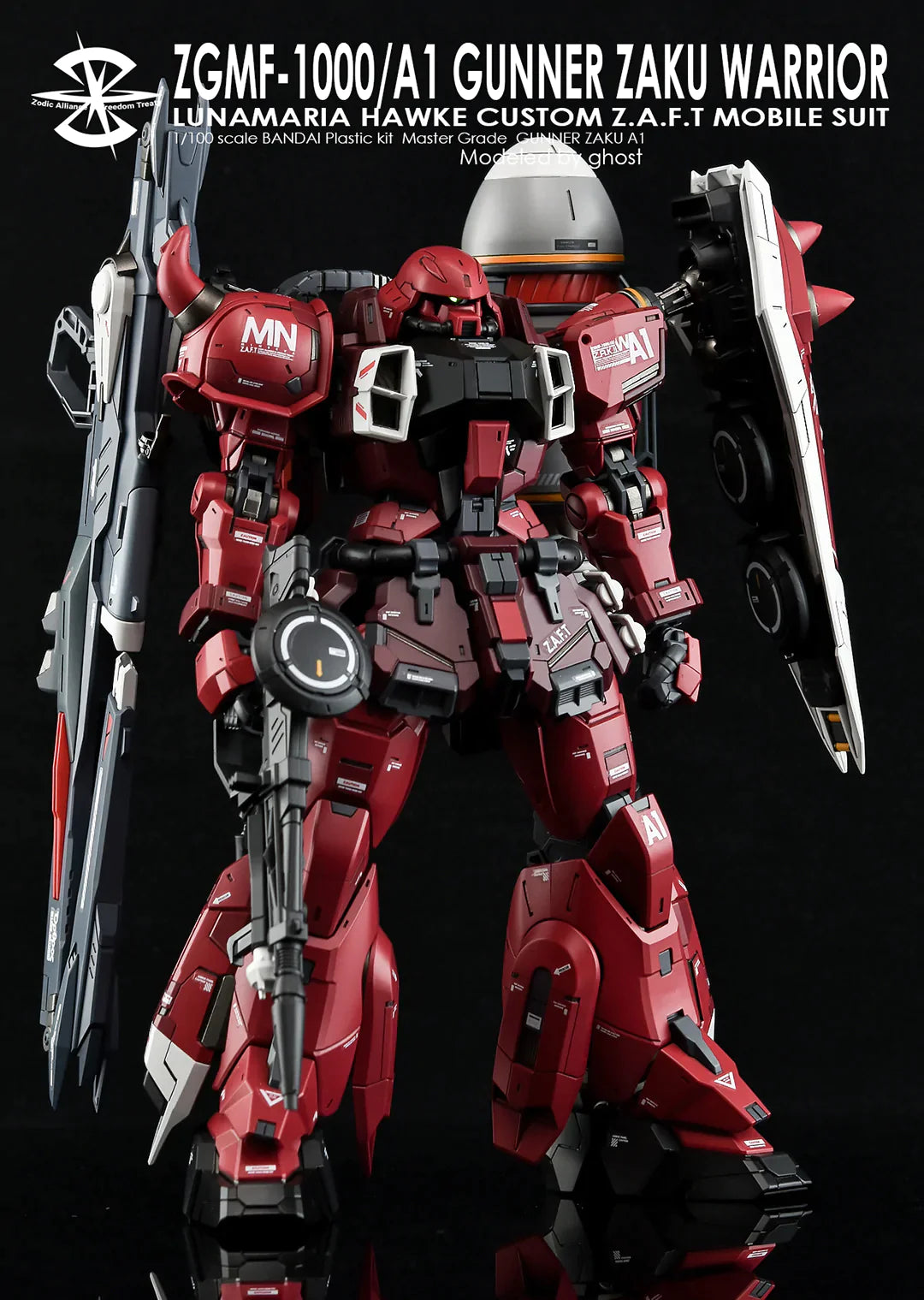 G-REWORK [MG] Gunner Zaku Warrior Lunamaria water decal