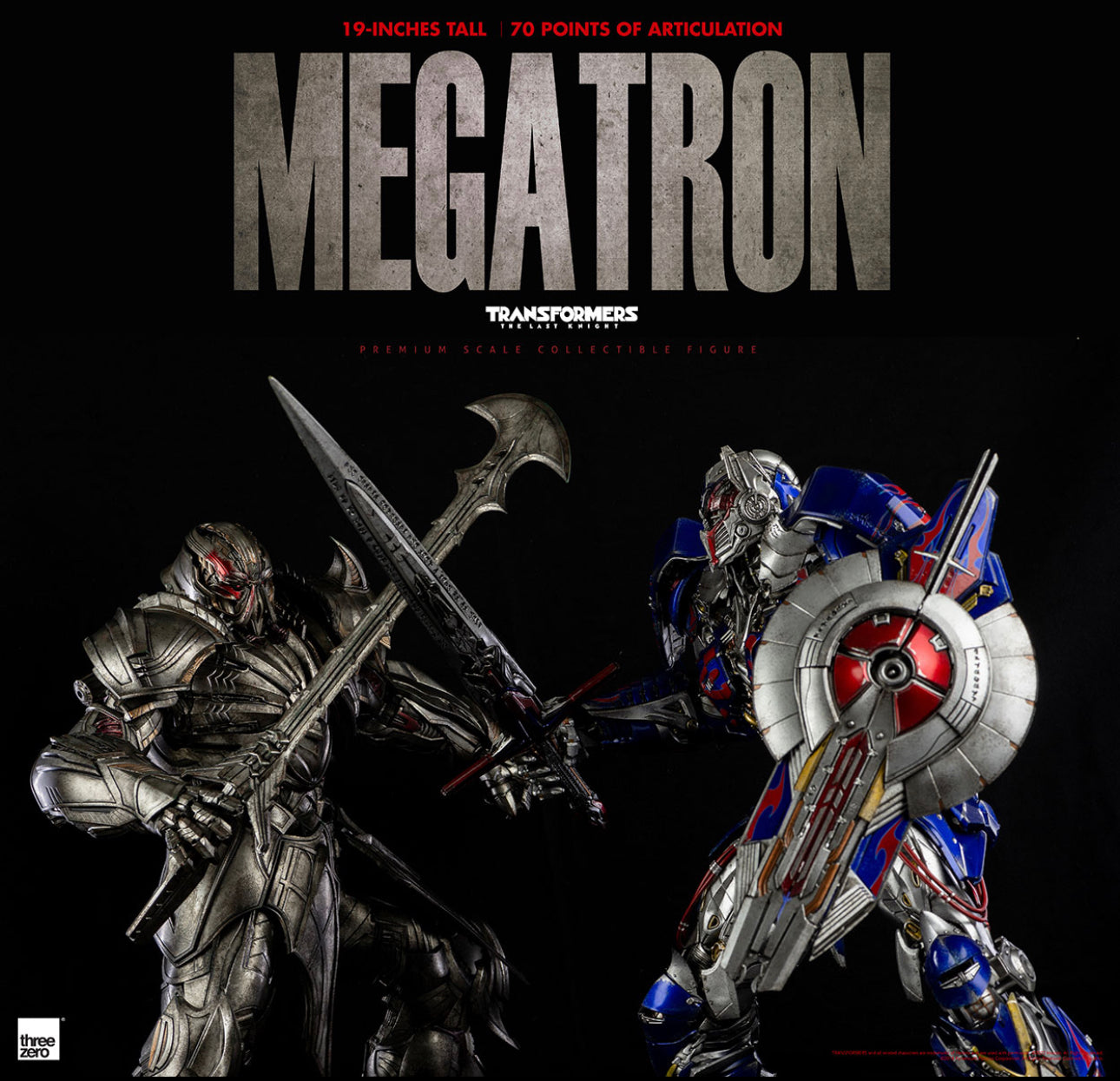 ThreeZero Transformers: The Last Knight - PREMIUM Megatron (Deluxe Edition)