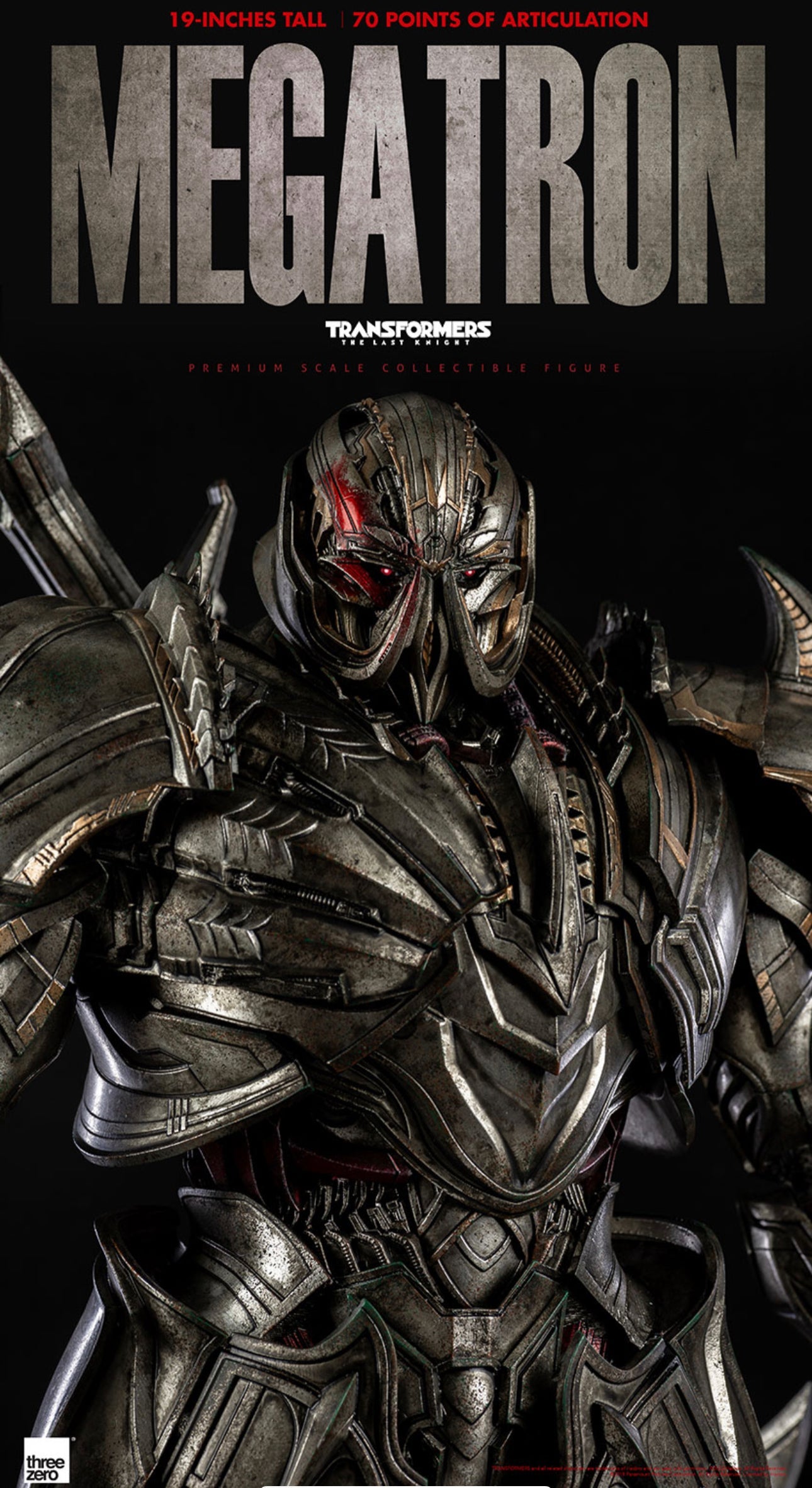 ThreeZero Transformers: The Last Knight - PREMIUM Megatron (Deluxe Edition)