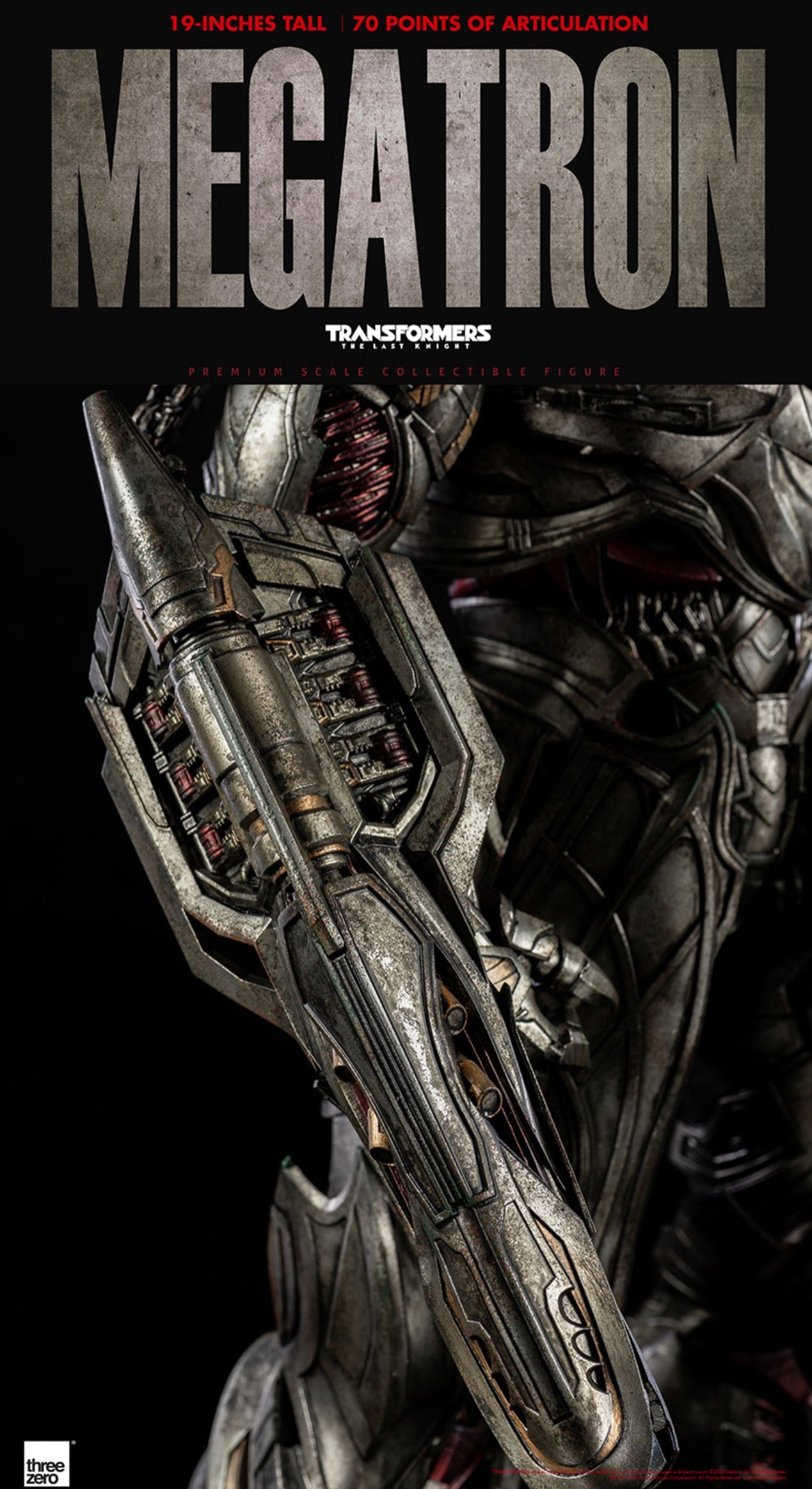 ThreeZero Transformers: The Last Knight - PREMIUM Megatron (Deluxe Edition)