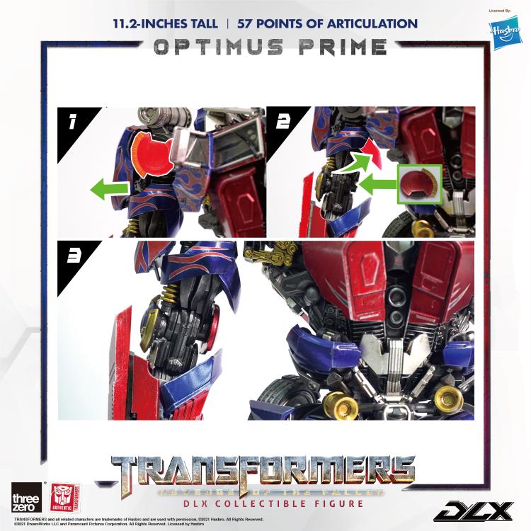 Three Zero Transformers: Revenge of the Fallen - DLX Optimus Prime