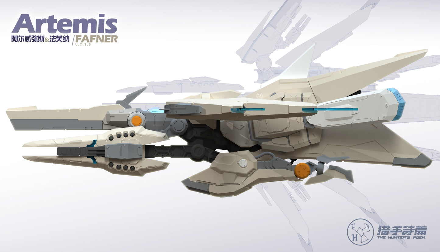 The Hunter's Poem HP-003 Artemis & Fafner 1/12 Scale Model Kit (With Bonus)