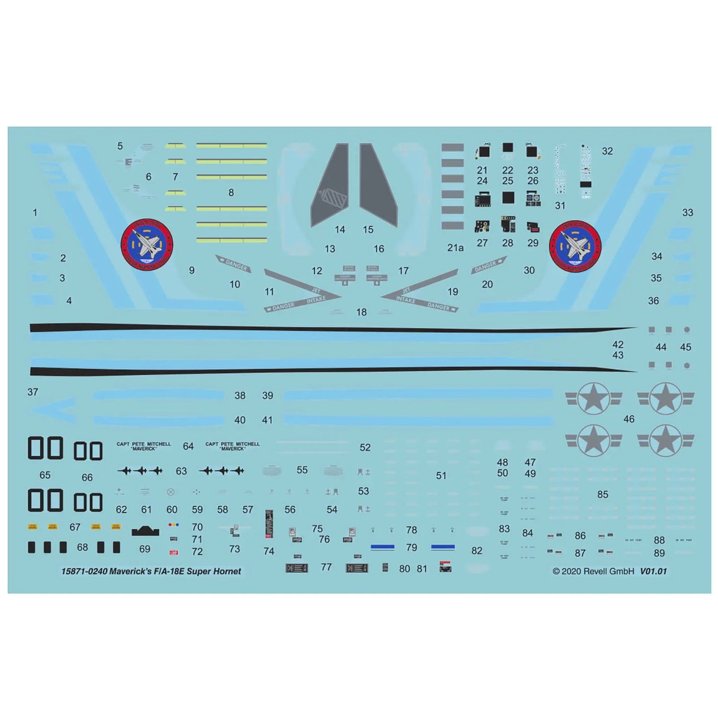 REVELL Maverick’s F/A-18E Super Hornet Scale: 1/48