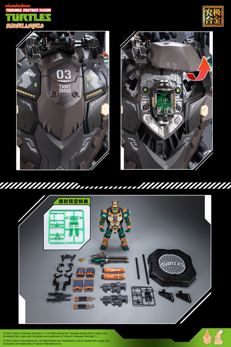 HEATBOYS HB0014 Teenage Mutant Ninja Turtles Michelangelo Mecha