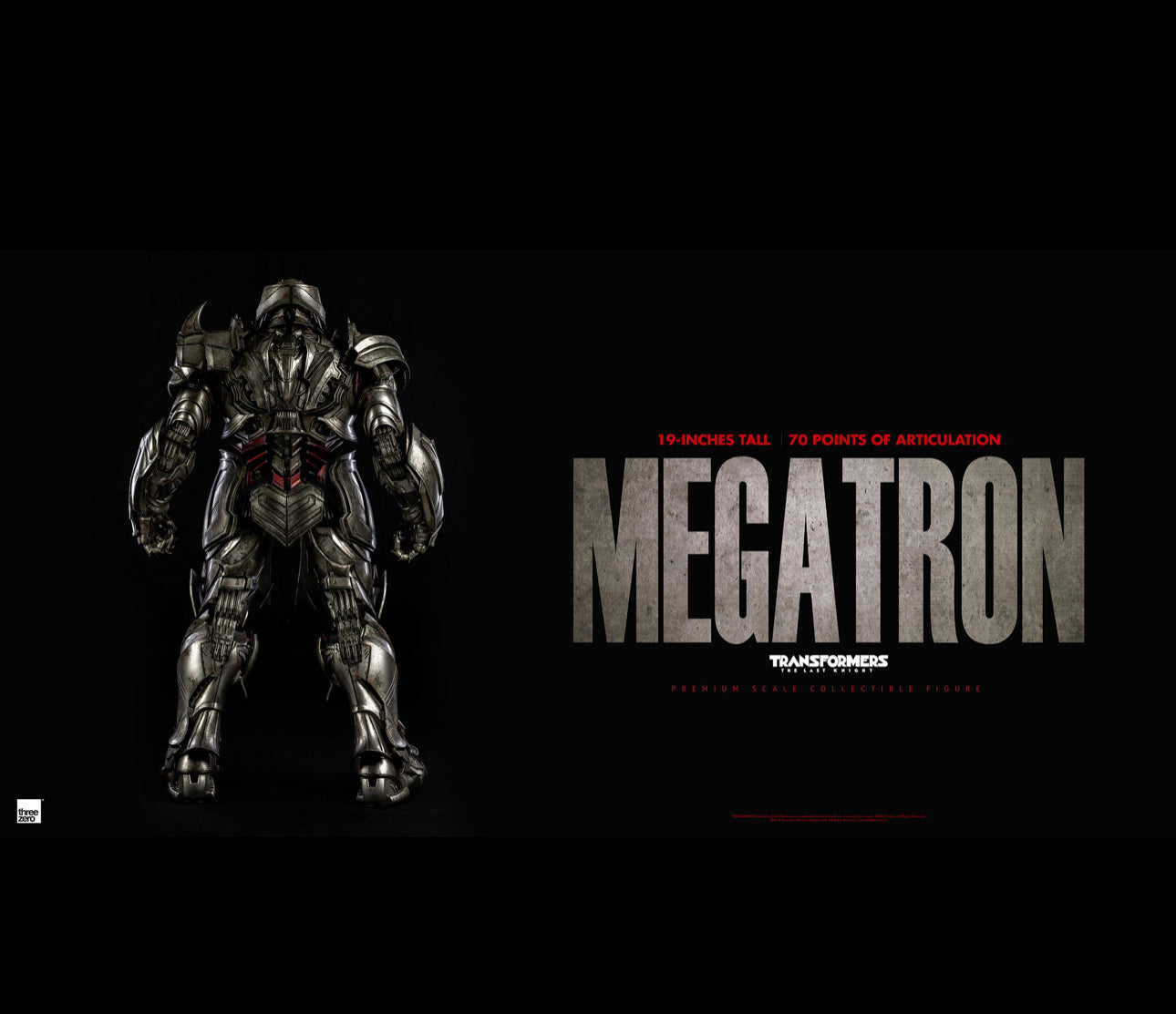 ThreeZero Transformers: The Last Knight - PREMIUM Megatron (Deluxe Edition)