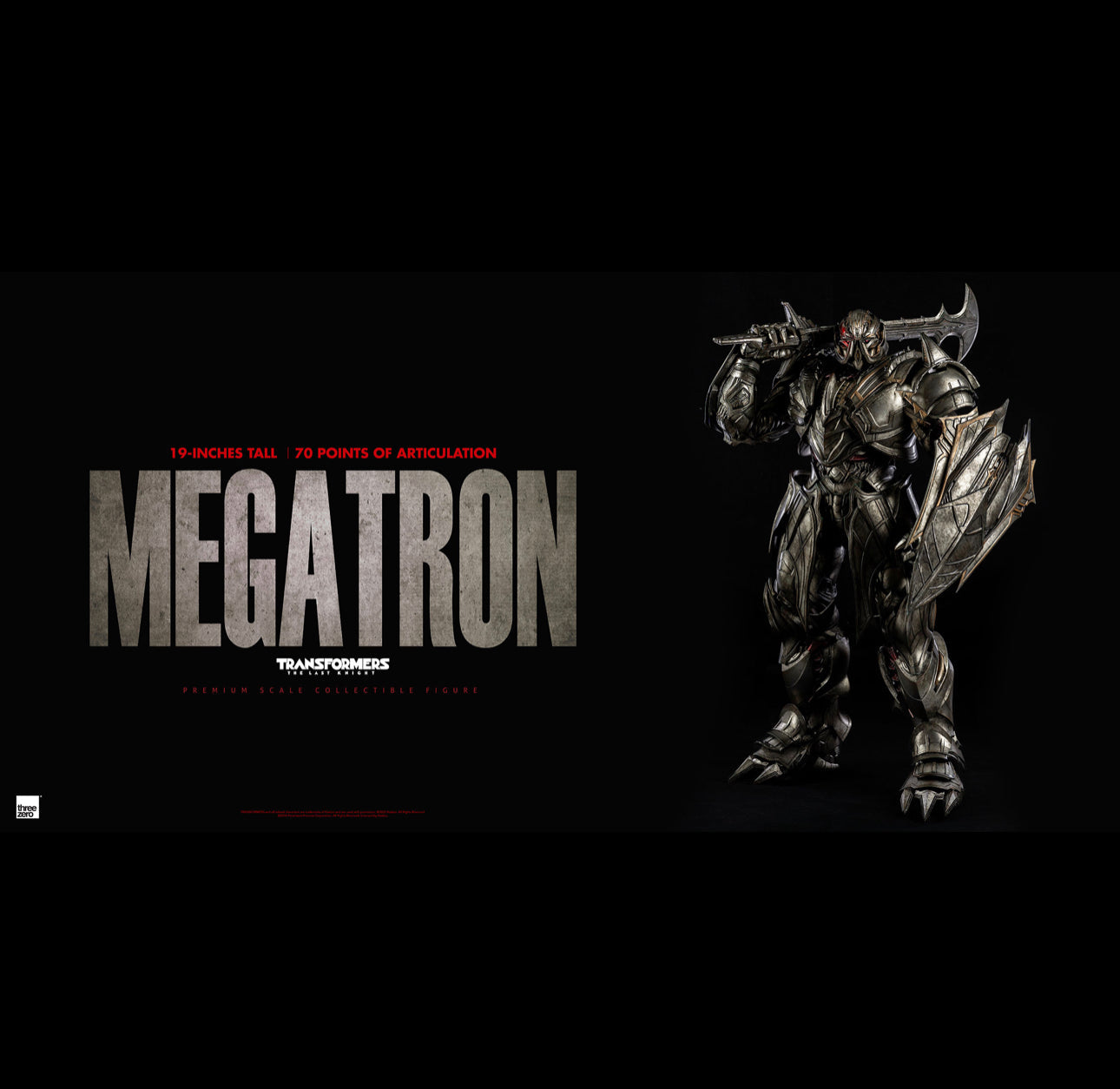ThreeZero Transformers: The Last Knight - PREMIUM Megatron (Deluxe Edition)