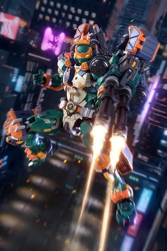 HEATBOYS HB0014 Teenage Mutant Ninja Turtles Michelangelo Mecha