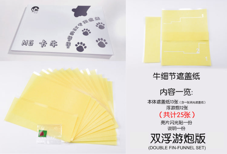 Fortune Meow’s 1/100 RX93 Nu Gundam ver.KA Resin Conversion Kit (Includes Pre-Cut Masking Tape)