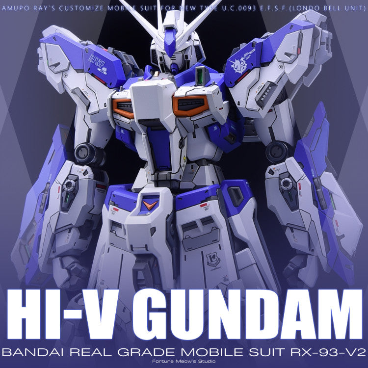 Fortune Meow’s 1/144 RX-93-v2 Hi-v Gundam Conversion Kit