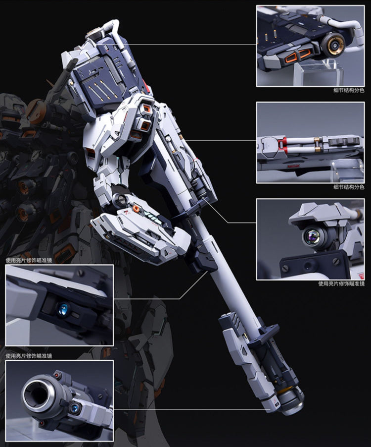 Fortune Meow’s 1/100 RX93 Nu Gundam ver.KA Resin Conversion Kit (Includes Pre-Cut Masking Tape)