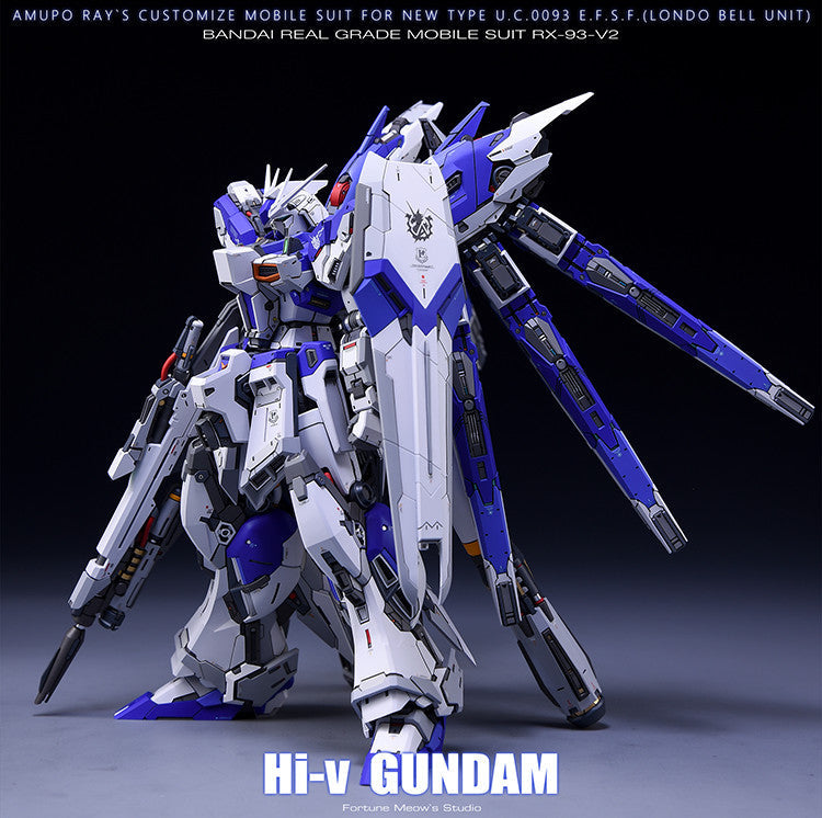 Fortune Meow’s 1/144 RX-93-v2 Hi-v Gundam Conversion Kit