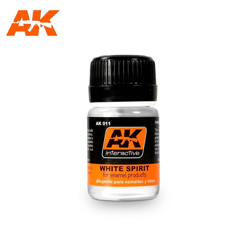 White Spirit Enamel Thinner 35ml Bottle