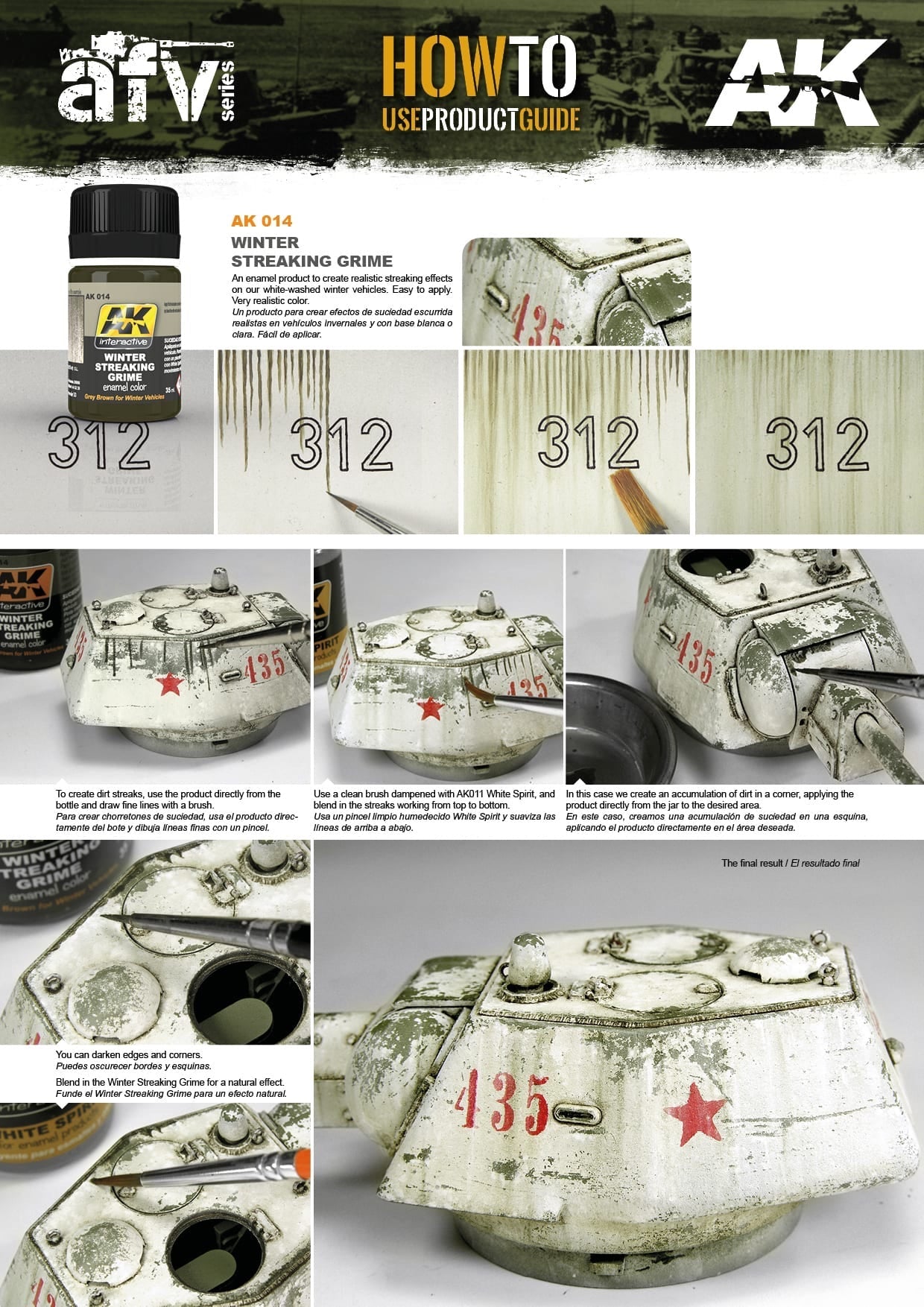 Winter Streaking Grime Enamel Paint 35ml Bottle