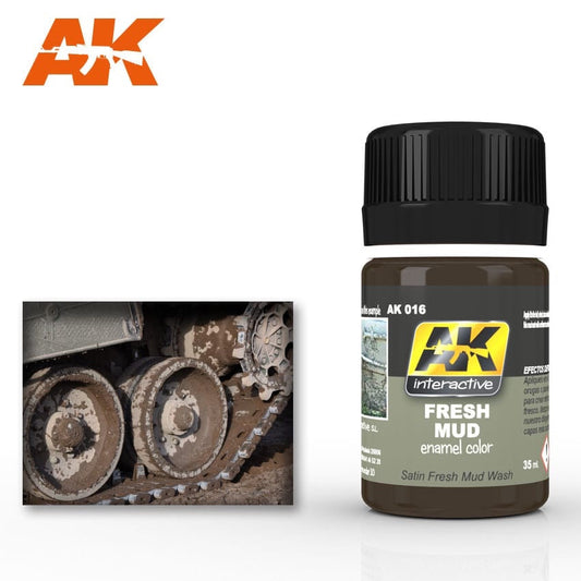 Fresh Mud Enamel Paint 35ml Bottle