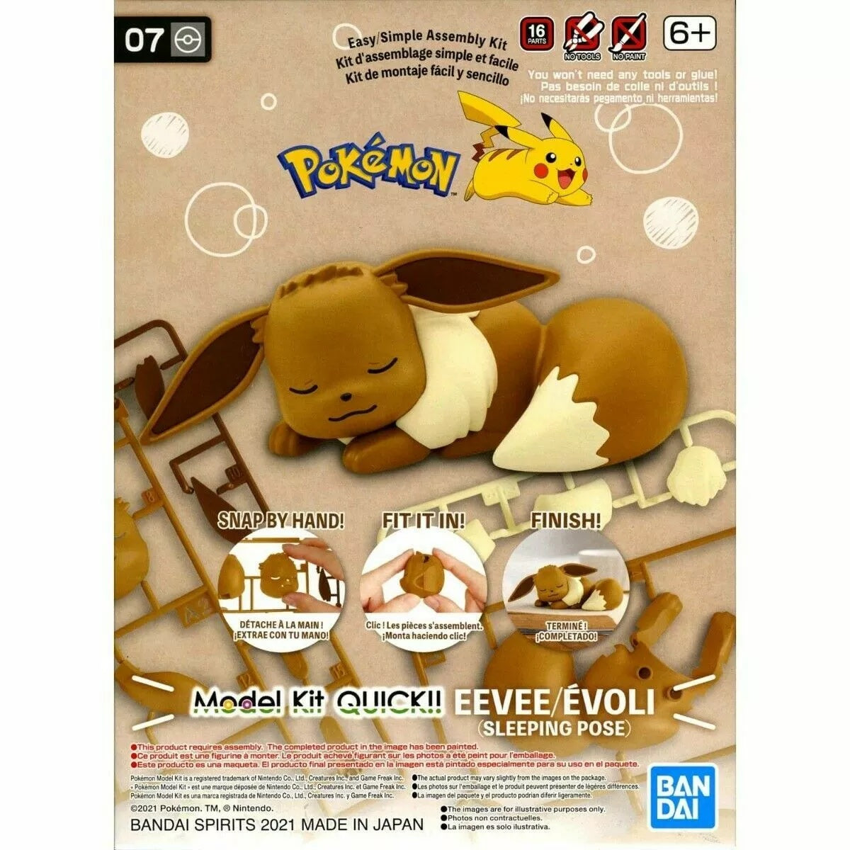 Pokémon #07 Eevee Sleeping