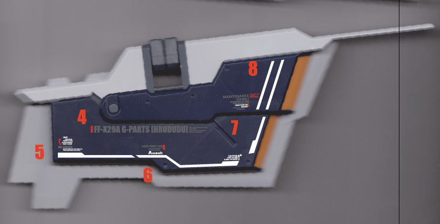 MG HRUDUDU HOLO WATER DECAL