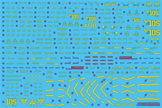 MG SINANJU GOLD (HOLO) WATER DECAL