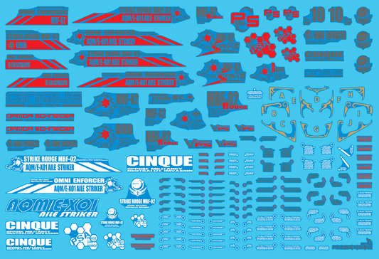 PG STRIKE ROUGE WATER DECAL