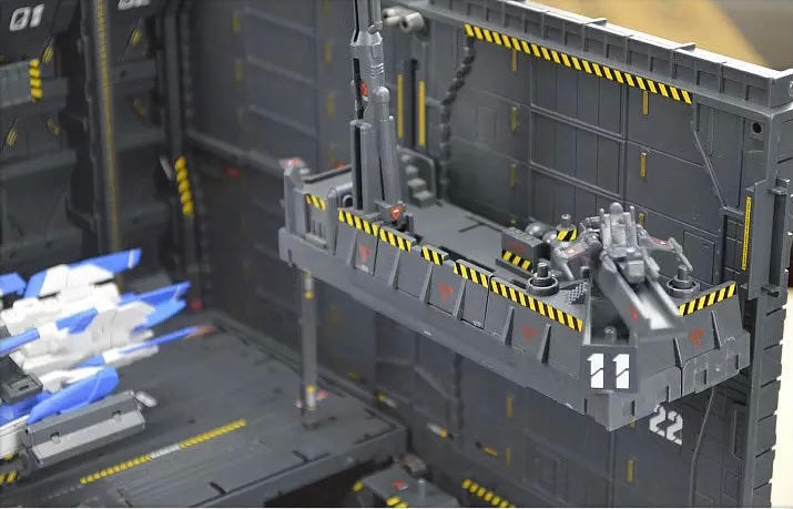 Gundam Hangar Domain base Scenario building action figure model 10 Boxes