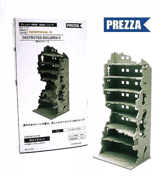 DESTROYED BUILDING MS GRADE (1/144 SCALE)