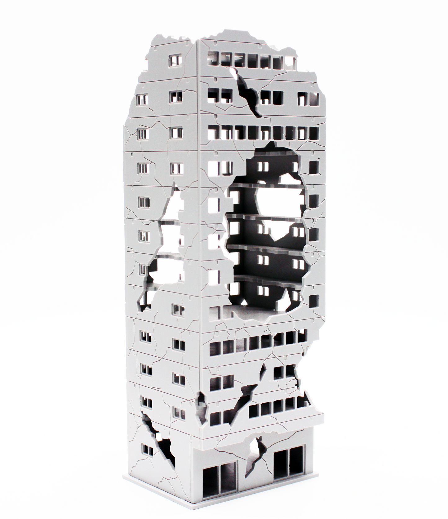 DESTROYED BUILDING LS GRADE (1/100SCALE)