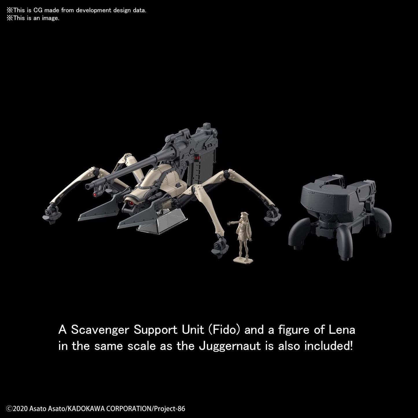 86 HG Juggernaut (Shin Use) 1/48 Scale Model Kit