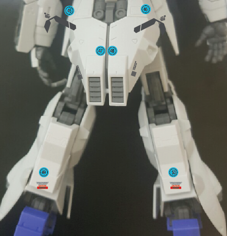 HG Moon Gundam Water Decal