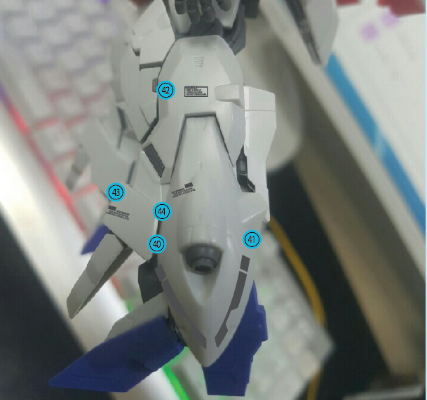 HG Moon Gundam Water Decal