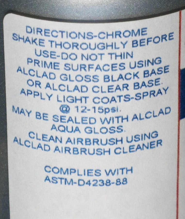 Alclad II 4107 4oz. Bottle Chrome Lacquer