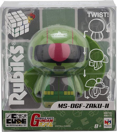 Bandai America - Rubik's Charaction Cube Puzzle MS Gundam, MS-06 ZakuII