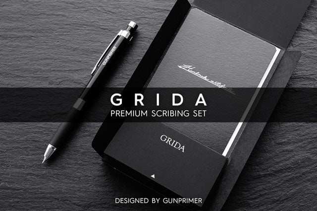 GUNPRIMER G R I D A 
PREMIUM SCRIBING SET