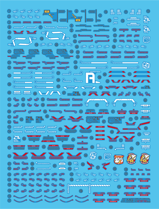 MG VICTORY TWO WATER DECAL