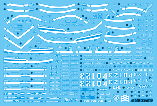 MG ACGUY WATER DECAL